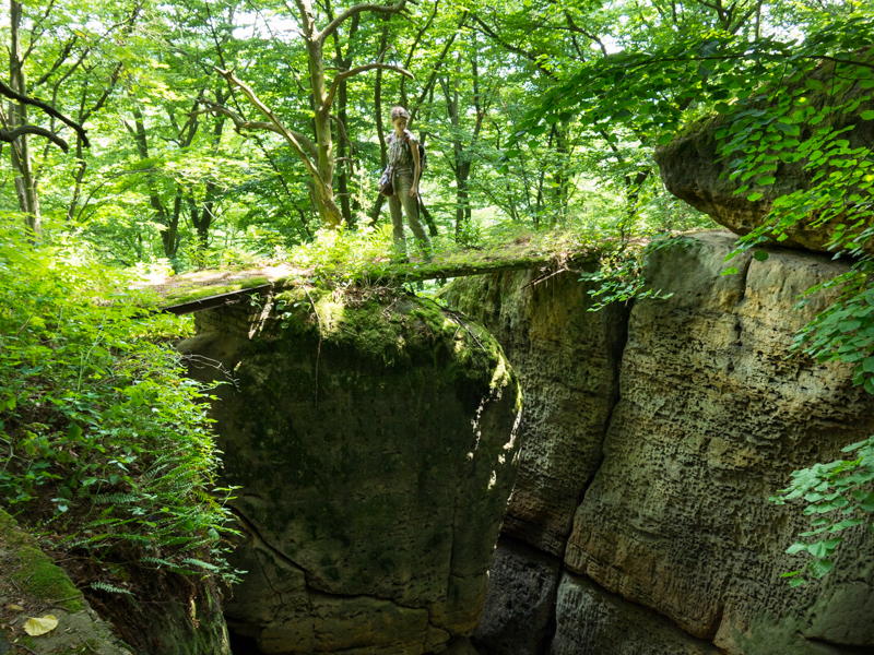 Přejít některé lávky byl téměř adrenalin