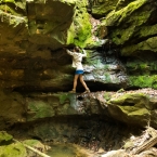 Akrobace nad vodopádem :-)