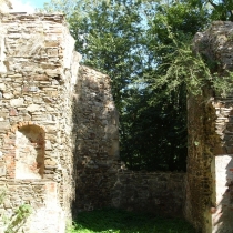 Ruina kostela sv. Markéty v Poleni