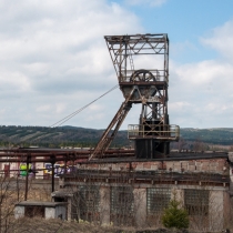 Těžební věž bývalého dolu Měděnec