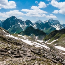Widok z przełęczy Gliderschartl