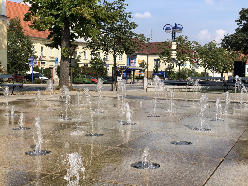 Fontána v Jindřichově Hradci
