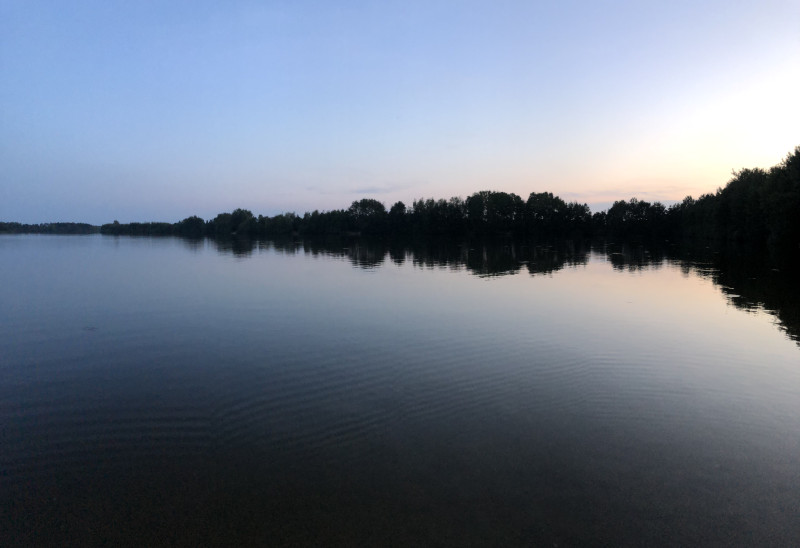 Noční koupání ve Veselí nad Lužnicí