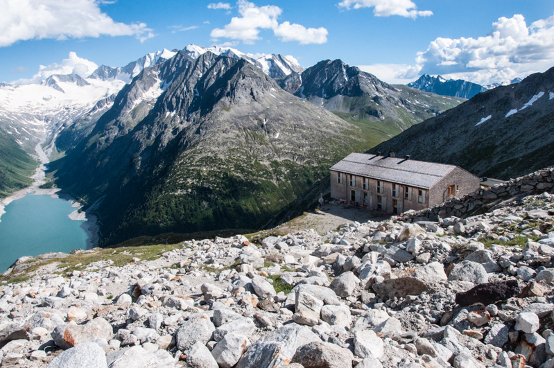 Panorama od chaty Olperer Hütte