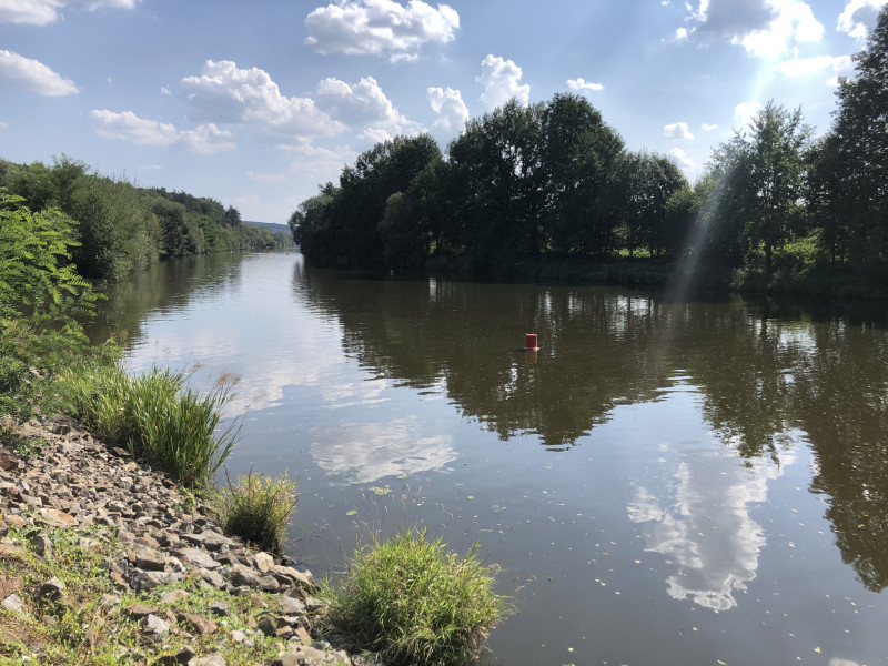 Vltava v Týně nad Vltavou