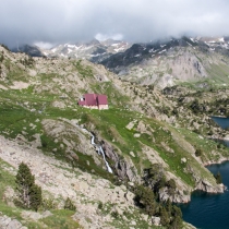 Jezero a chata Respomuso