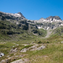 Pohled vzad na Col de la Fâche
