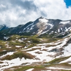 Tuxerské Alpy byly ještě plné sněhu