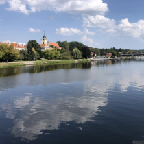 Týn nad Vltavou z mostu