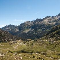 Údolí kolem Refuge Wallon