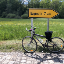 Služebně na kole do Německa