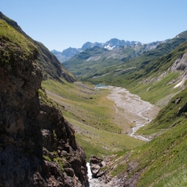 Vallée d´Ossou z výšky