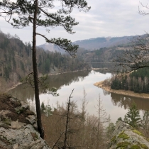 Vyhlídka na Vír ze skalní hrany
