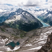 Widok z Friesenbergscharte